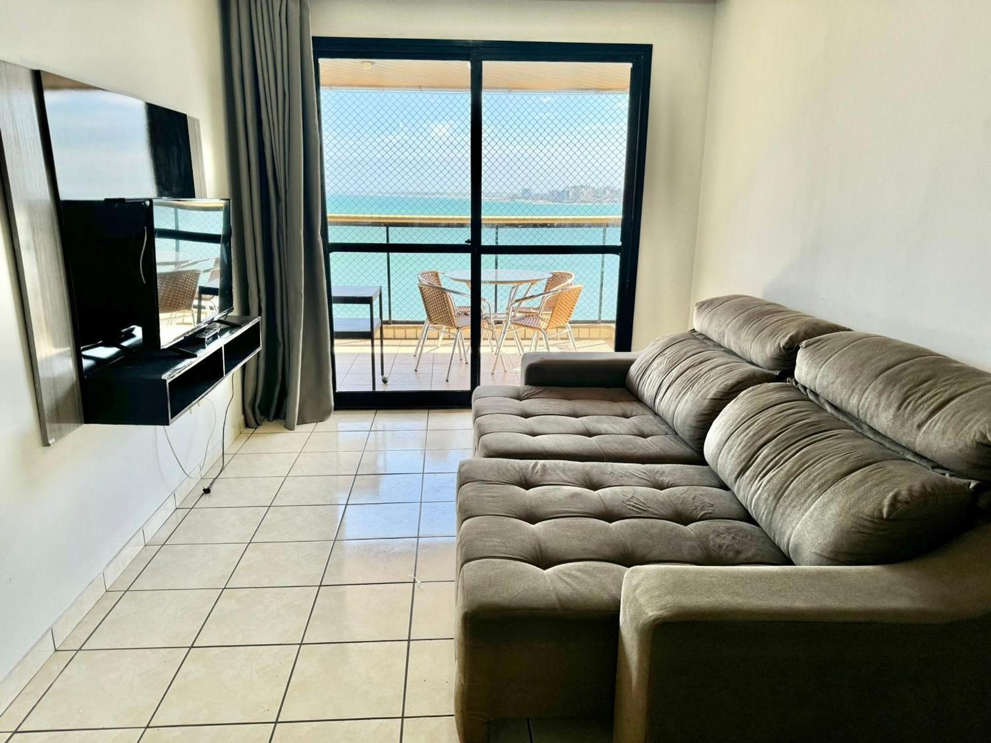 Praia Do Morro - Apt. Canto Nobre, Frente Total Para O Mar, 4 Quartos 1 Vaga De Garagem, 2 Banheiros Гуарапари Екстериор снимка